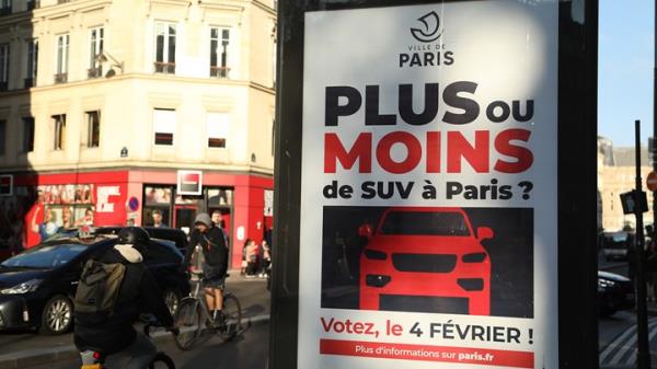 巴黎将“les 4x4 de ville”的停车费提高两倍，以瞄准自己的切尔西拖拉机